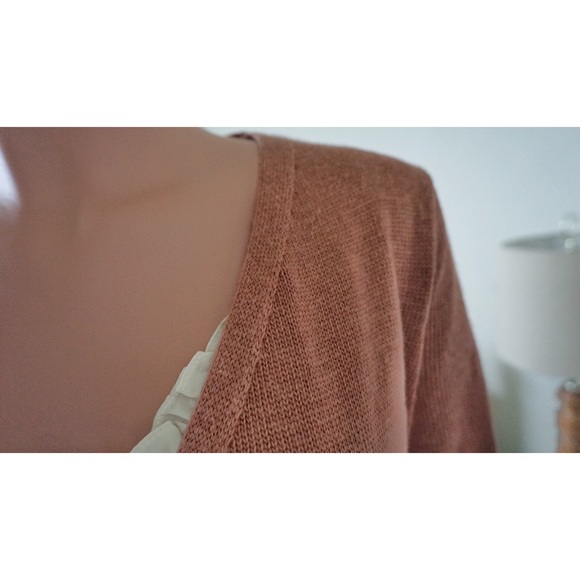 Angora Cardigan, Fuzzy Cozy Loose Knit Cardigan - Picture 4 of 8